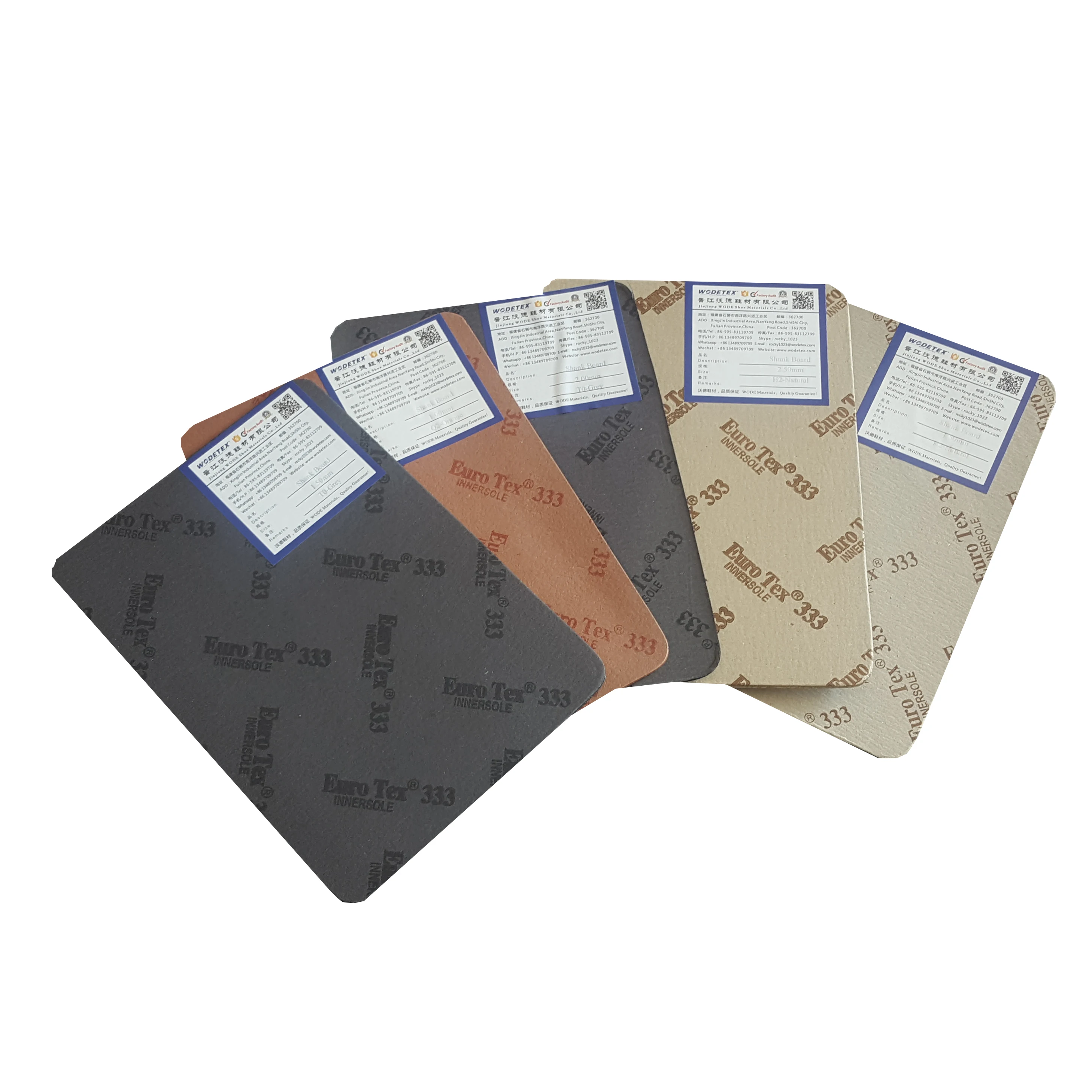 Hot Selling Waterproof and Good Quality Insole with Shank Board for Shoes Making