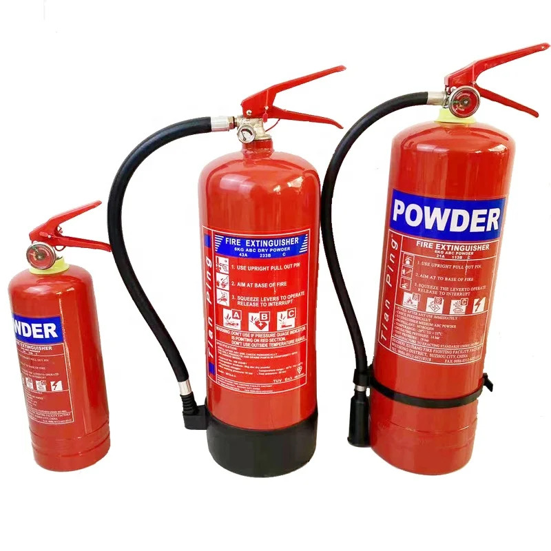 ABC 20% 40% dry powder fire extinguisher 1kg 6kg 2kg  BC 20%  Dry chemical powder fire extinguisher trolley