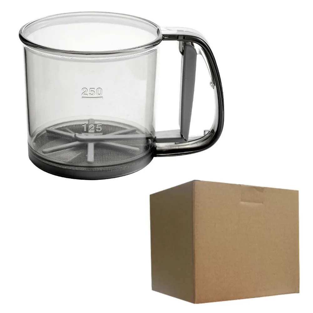 Baking Tool For Kitchen Accessories Multifunctional Sugar Powder Strainer Wholesale Cup Shape Flour Sieve Plastic Flour Sifter