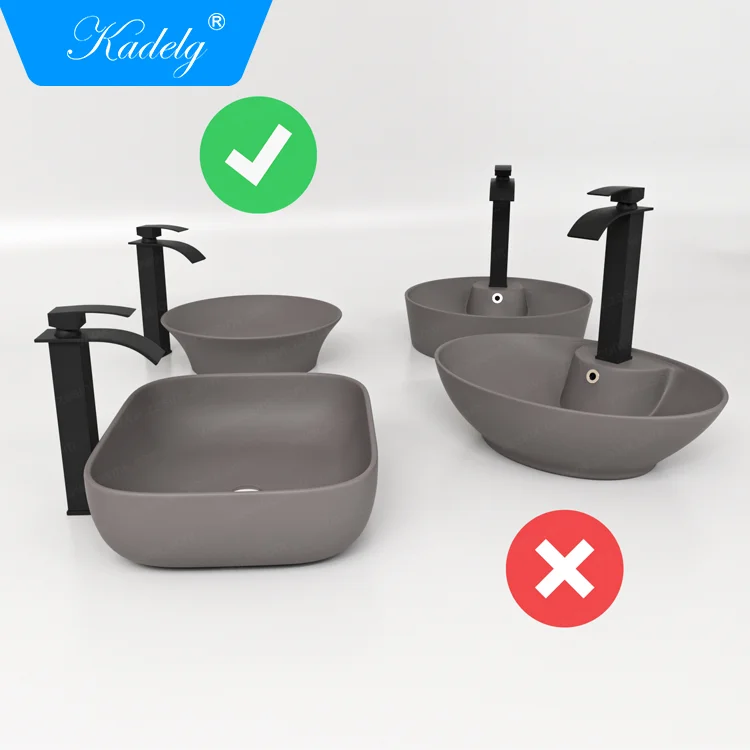 China Wholesale Deck Mounted Matt Black Basin Faucet