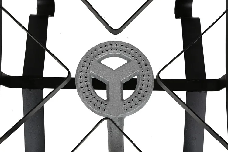 
Outdoor Camp Stove High Pressure Propane Gas Cooker Portable Cast Iron Patio Cooking Burner 