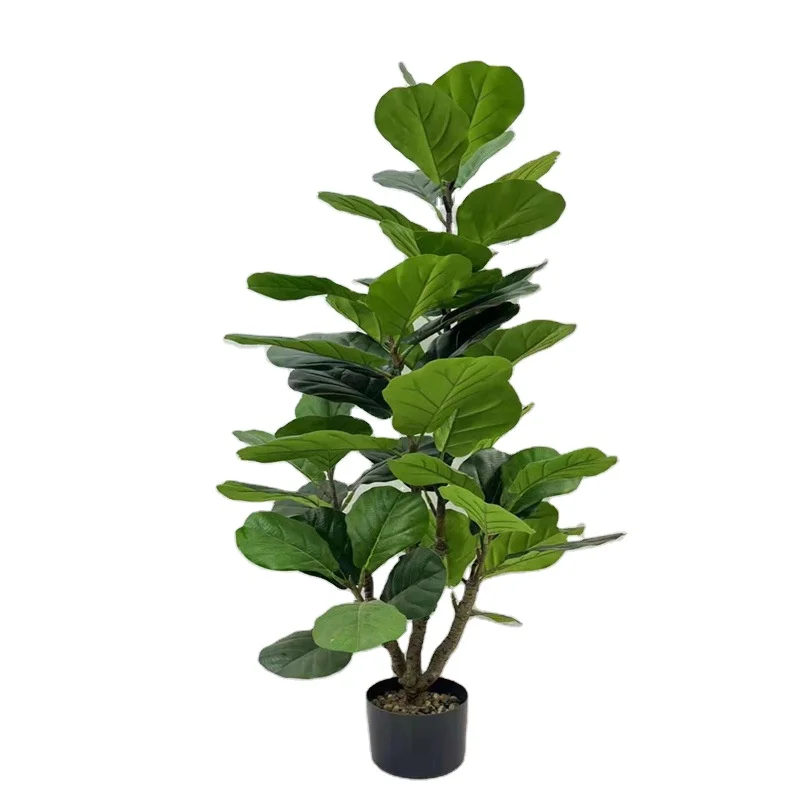 Artificial Fiddle Leaf Tree Artificial Plants Artificial Violin Plant Potted Plants Artificial Home Decor