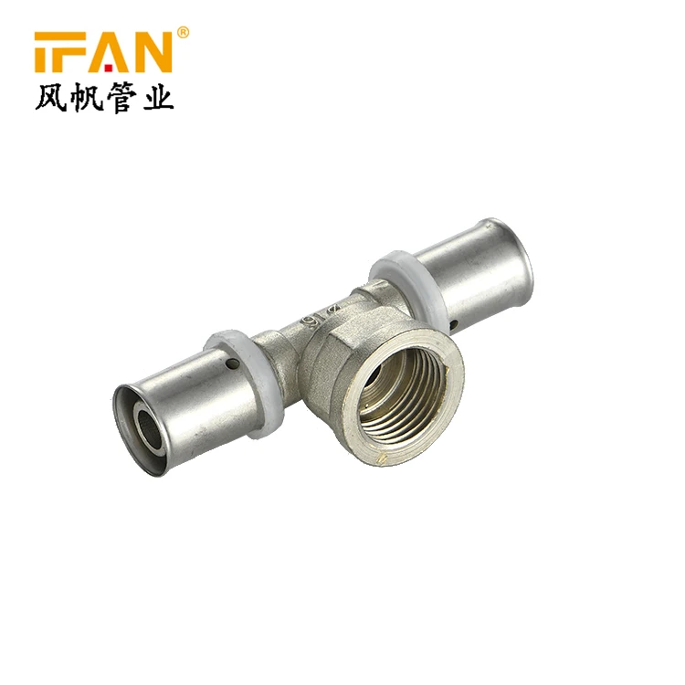 IFAN Pex с латунным штуцером 1/2inch 3/4 дюймовой внутренней резьбой Тройник pex пресс-фитинги из латуни тройник для PEX трубы