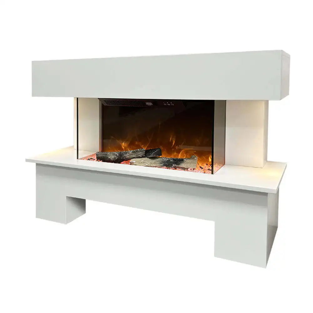 2024 New Household Light Colored All Match 220v 240v Freestanding Fireplace With Light