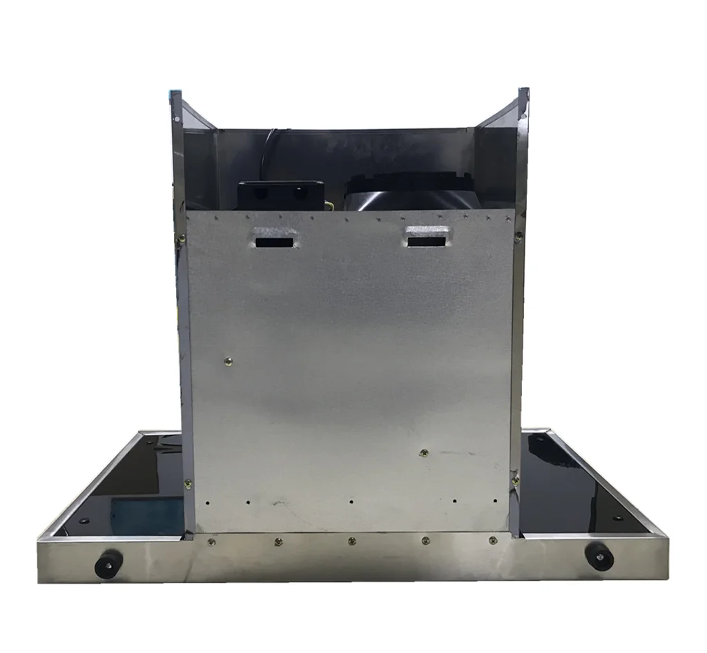 
Stainless Steel Wall Mount Kitchen Range Hood with LED Monitor Three Speed Controls Range Hood 