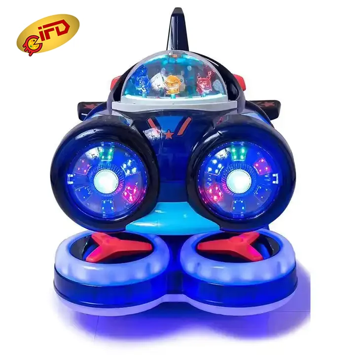 IFD High quality Refurnished 90% new Kids Swing Games Coin Operated Space Ship Kiddie Ride Game Machine For Shopping Mall