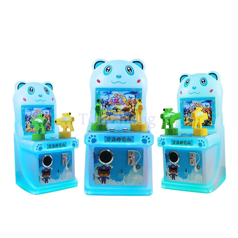 Kids Rides Game Machines Kids Pusher Arcade Shooting Gun Game Machine Mini Arcade Machine Games