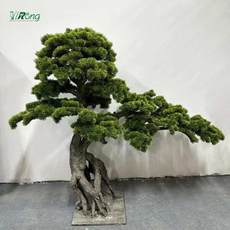 lager size artificial Pine Tree artificial outdoor trees plastic artificial plants For Garden And Landscaping Decoration