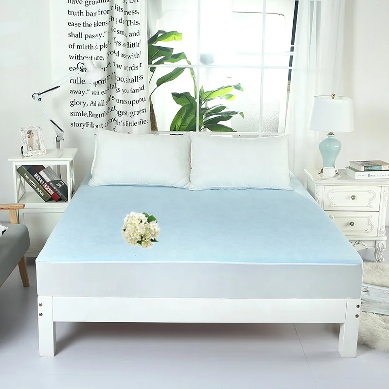 
China Manufacture Bamboo Fabric Fire Retardant Mattress Cover Protector 