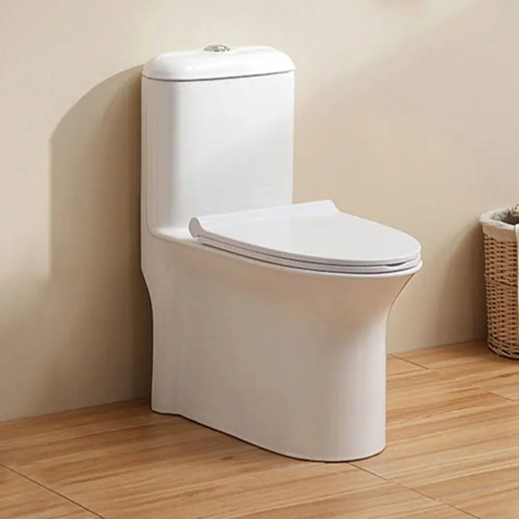 Sanitary Ware High Quality classic toilet Ceramic One Piece siphon S-trap300mm Marine Man Toilet Bowl