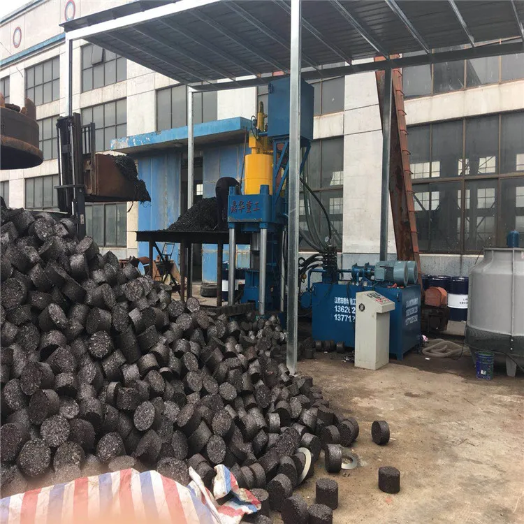 China Supplier Used Cast Iron Compress Machine Electric Vertical Cold Hydraulic Scrap Metal Press Briquette Machine