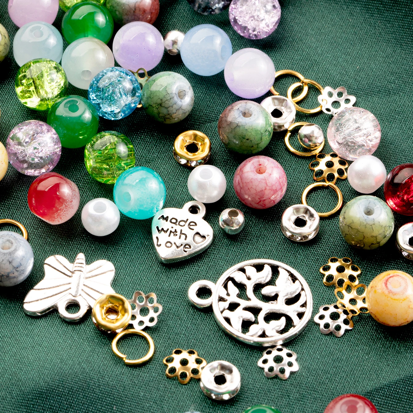 Бусины попкорн для браслетов 8 мм