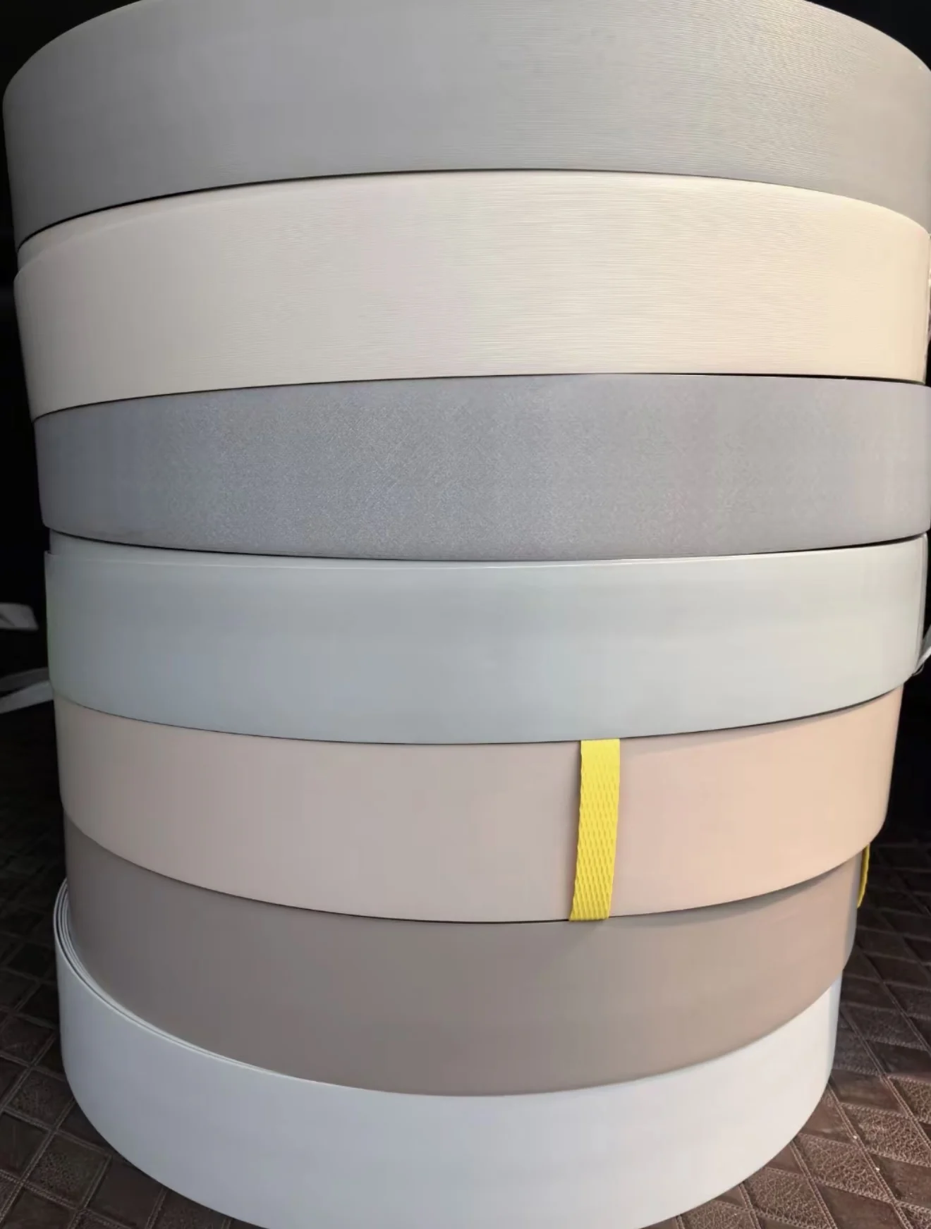 Plywood Wardrobe Furniture Accessories Wood Grain Pvc Melamine Edge Banding Tape