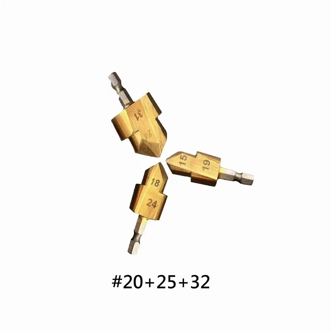 PPR reaming drill bit PVC water pipe accessories drill bit hexagonal handle drill bit