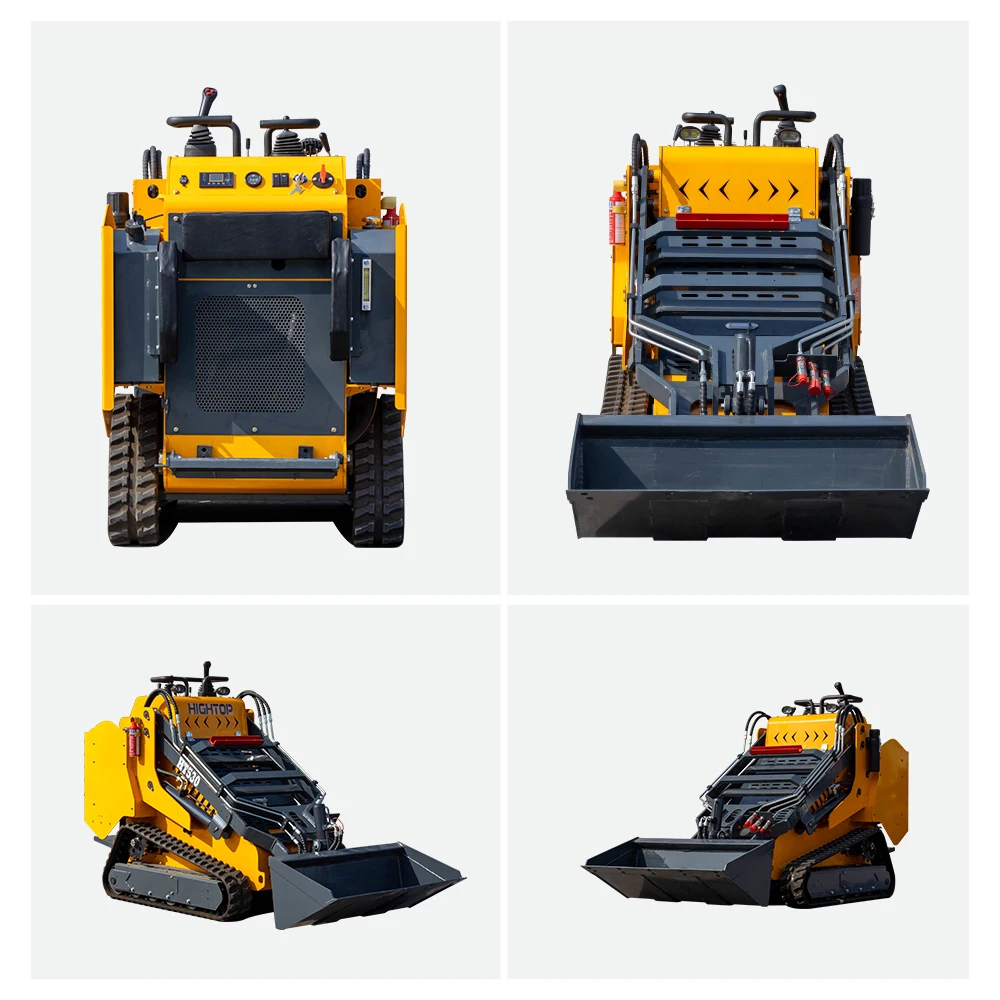 23hp колесный двигатель многофункциональный садовый мини-погрузчик с креплением