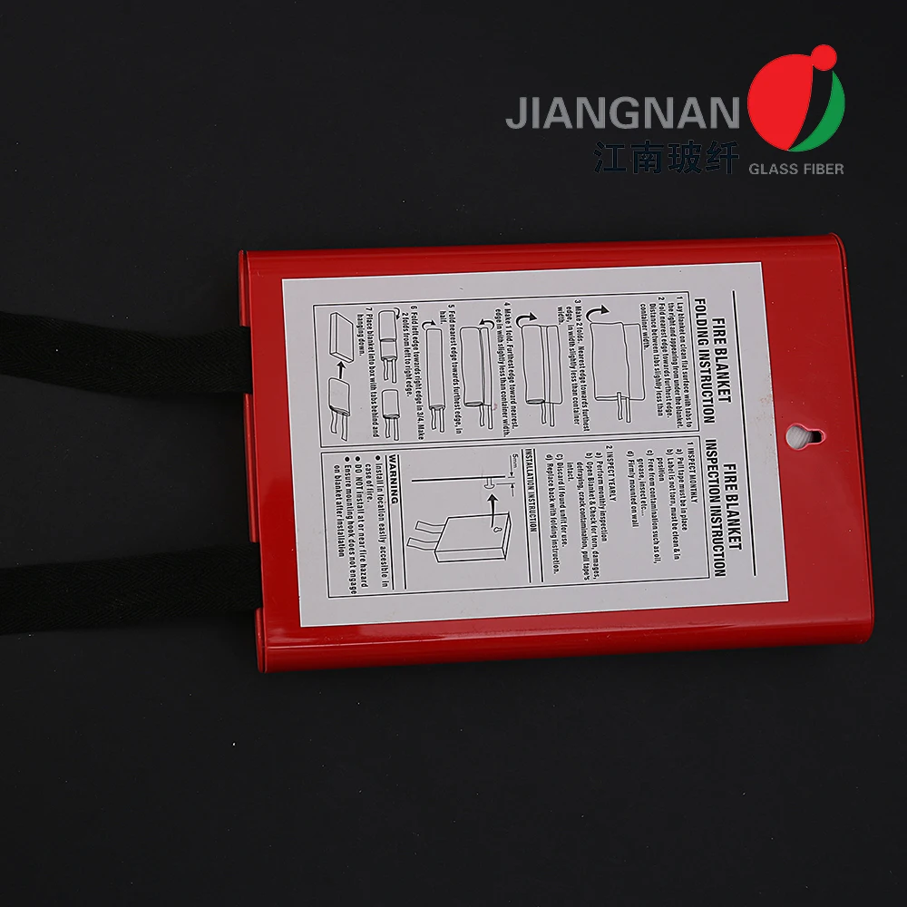 BS EN 1869 2019  Fiberglass Material Kitchen Application Emergency Fire Blanket