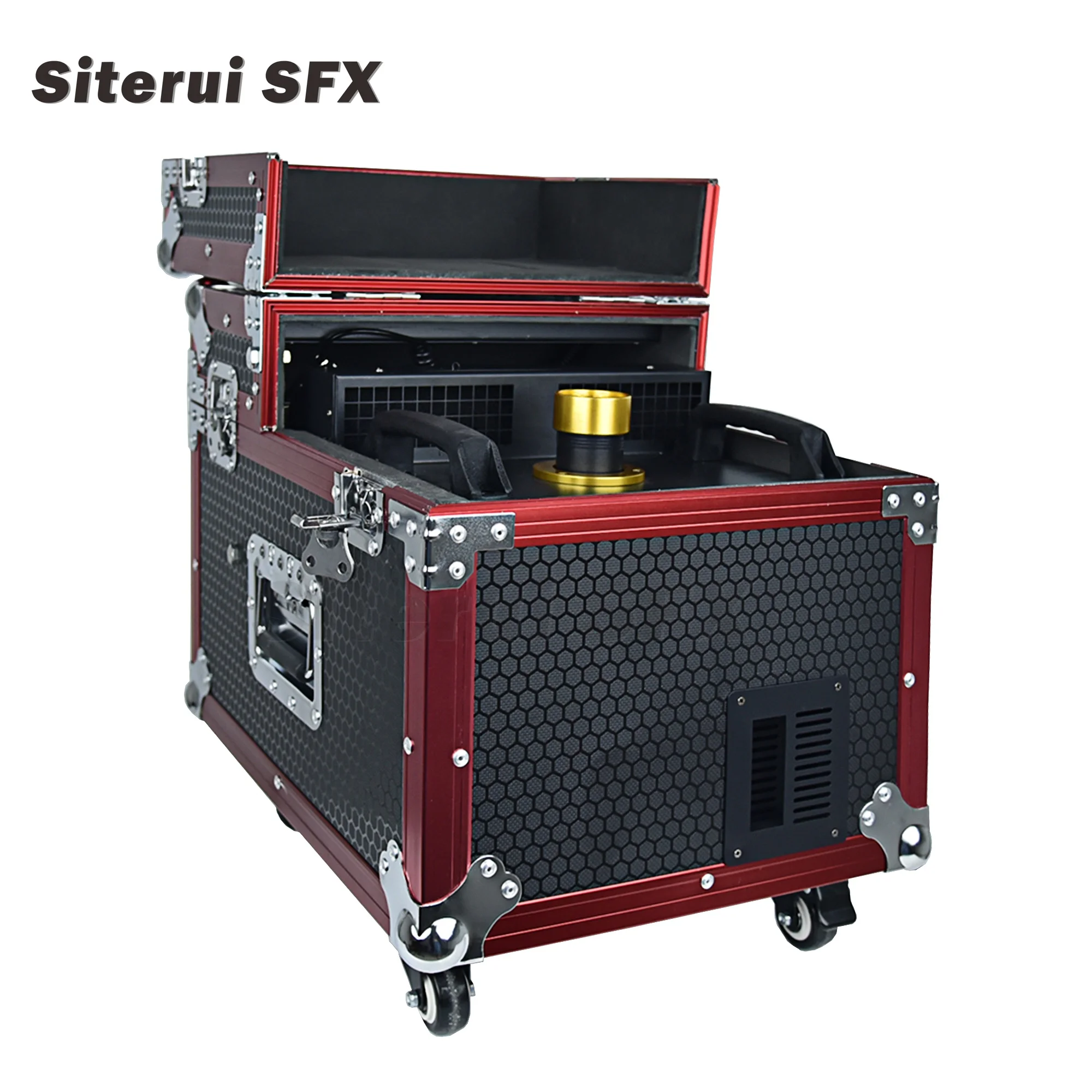 SITERUI SFX DMX and remote control smoke hazer 660W dual oil-based haze machine for stage show and theater