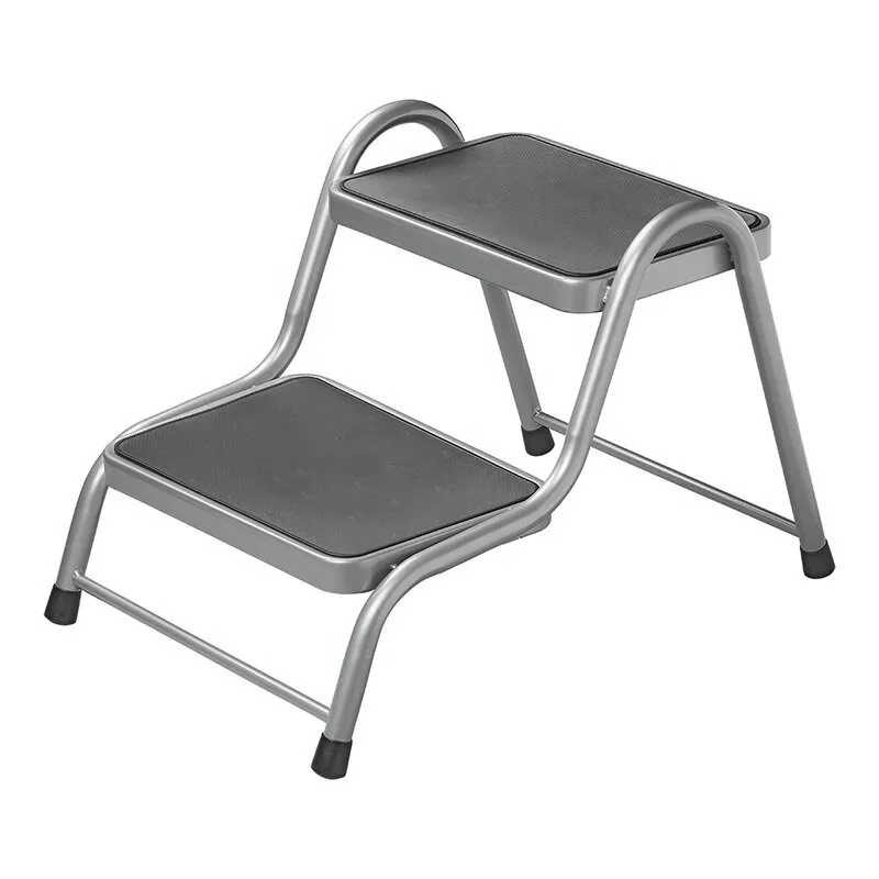 Heavy Duty Two Step Steel Caravan Double Stair Step Stool For Caravan Motorhome
