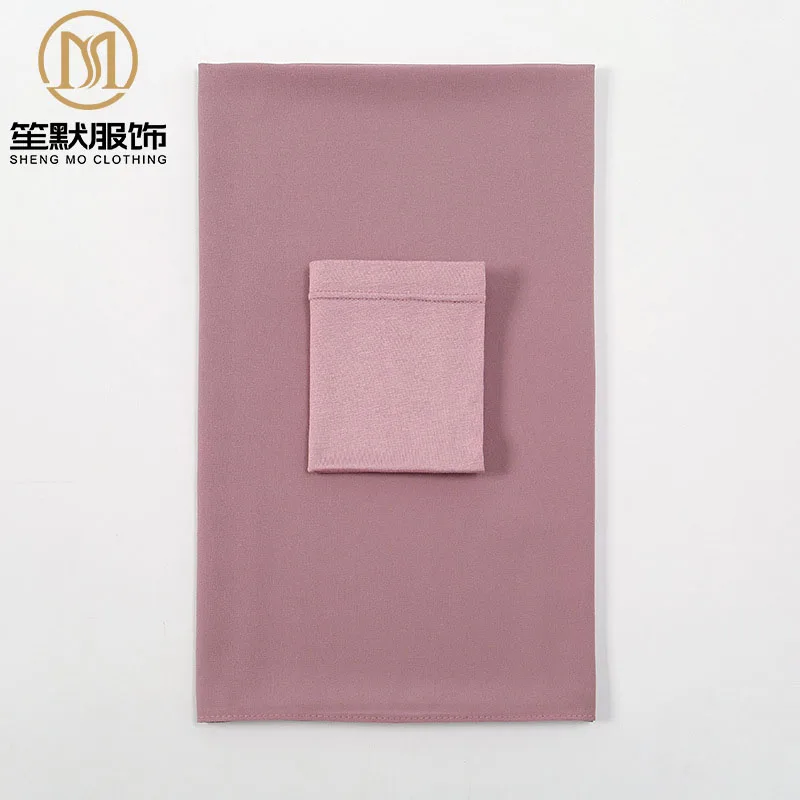 Two Piece Set Chiffon Hijab And Matching Undercap Chiffon Scarf With Matching Underscarf Scarves Shawls For Women