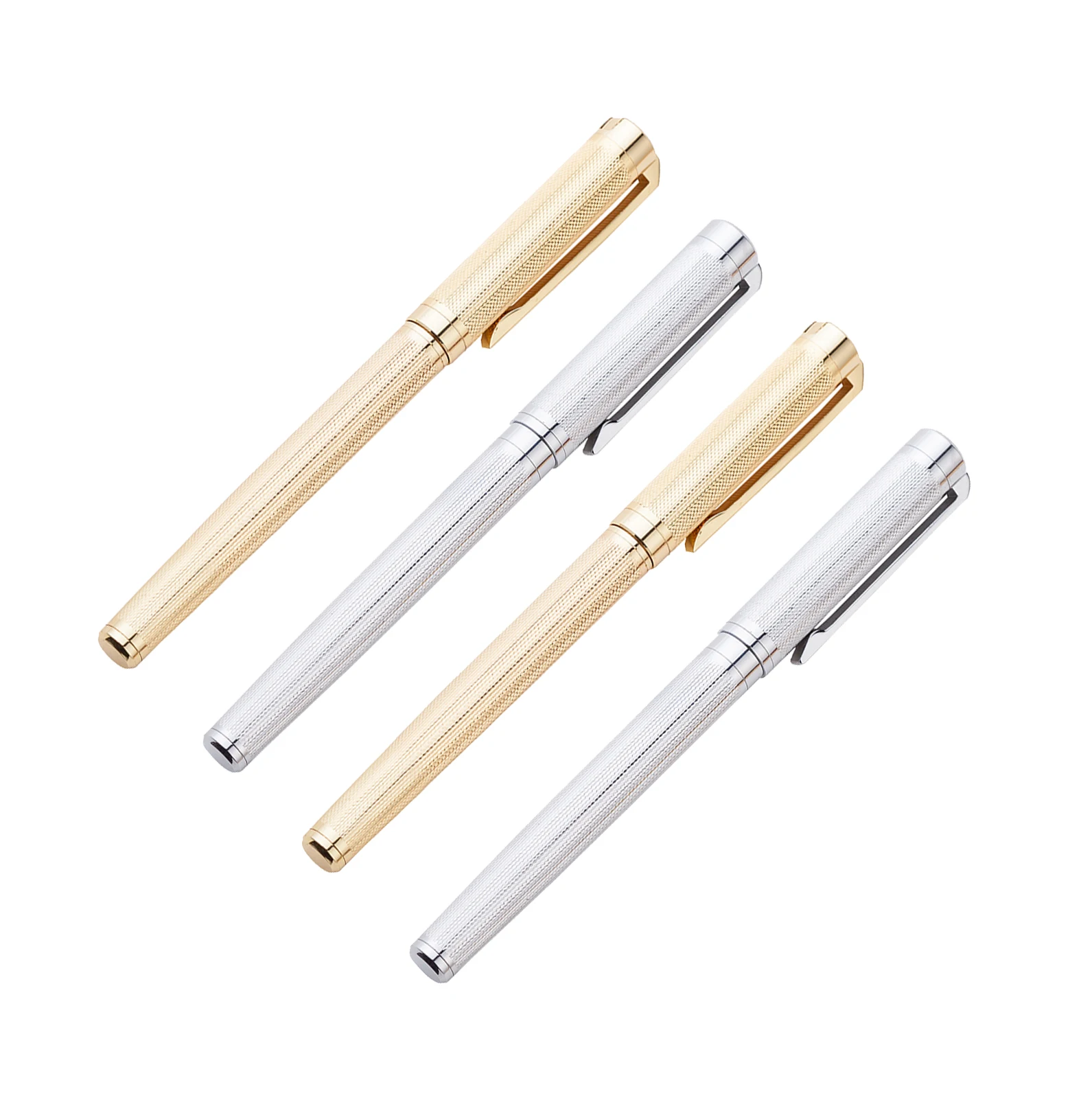 JH Brand Customized Luxury Gold Metal Pen Heavy Rose Gold Copper Roller Pen