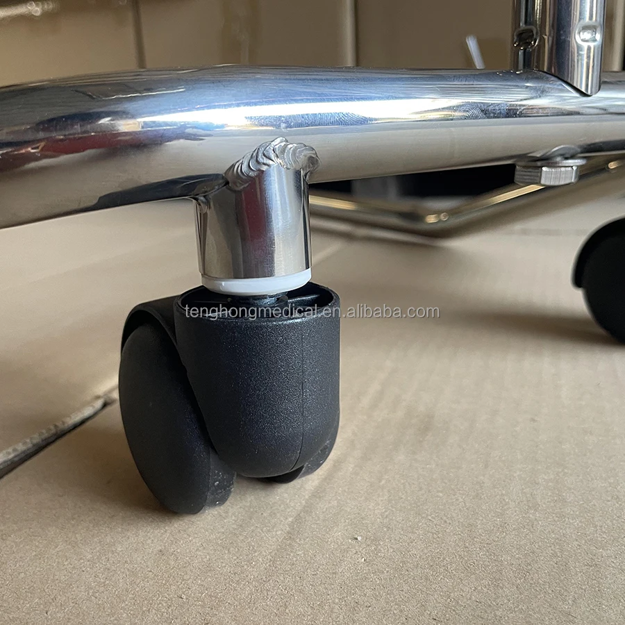 Stainless Steel Metal Extra Large Salon Tray Premium Instrument Table Medical Tray Mayo Stand with Wheels
