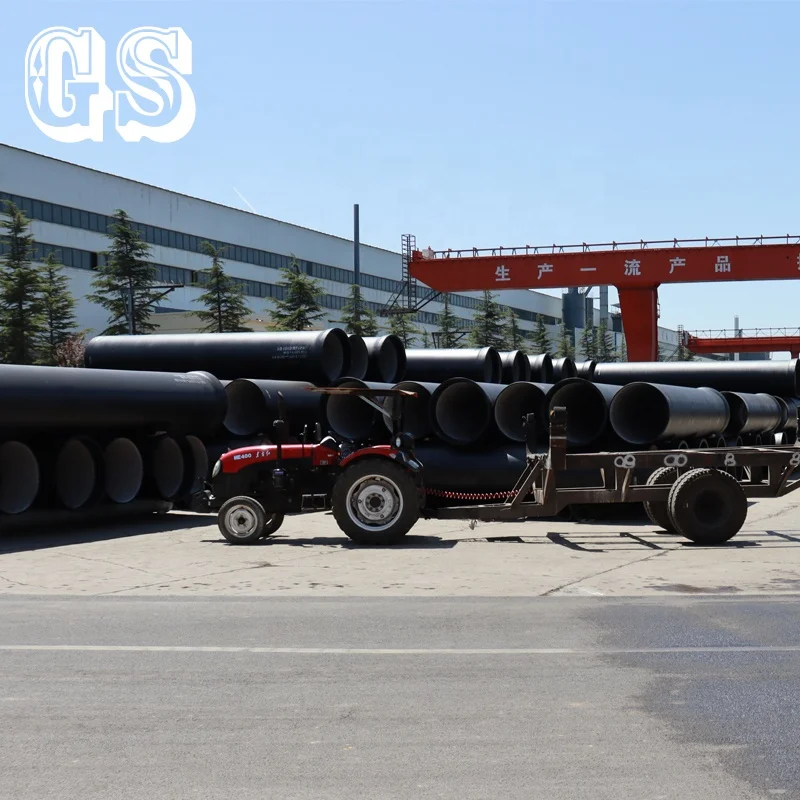 Китайский поставщик En598 DN80 ~ DN1200 производители C30 класс K9 100 мм Трубы из ковкого чугуна
