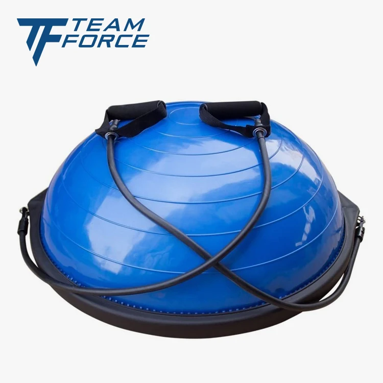 Balance Ball  with Resistance Bands Balance Trainer for Yoga Fitness, Stability Workout, Strength Exercise, Physica