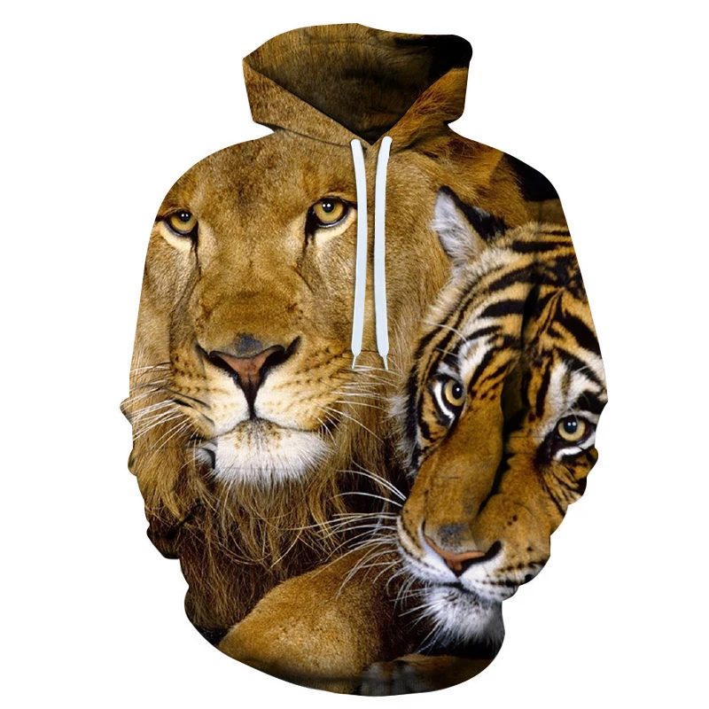 Lion King gaze pattern 3D Sublimation Sweater