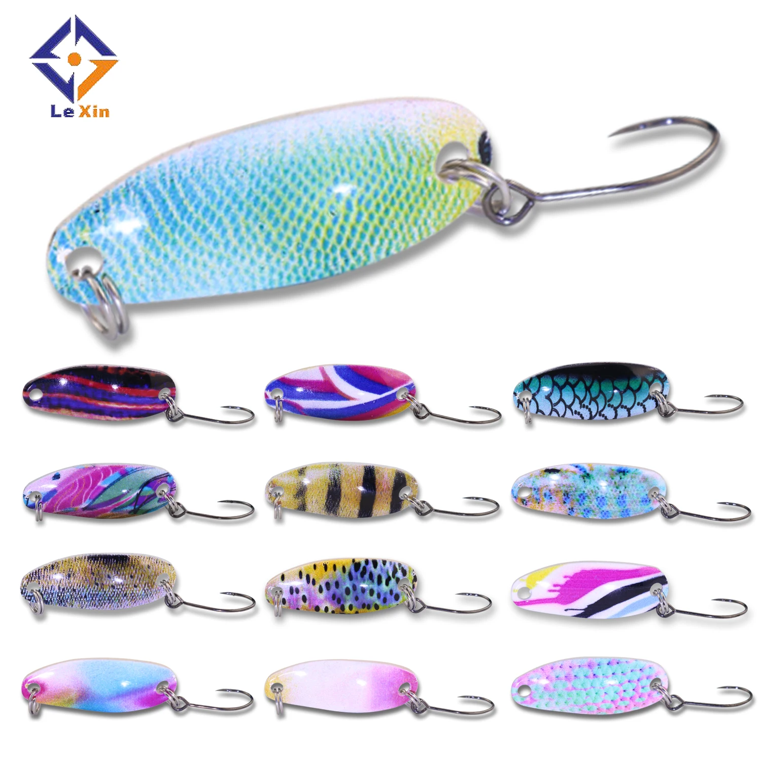  Настраиваемая жесткая рыболовная мини-приманка Pescaria Pesca 2 5 г с 3d принтом золотистая металлическая