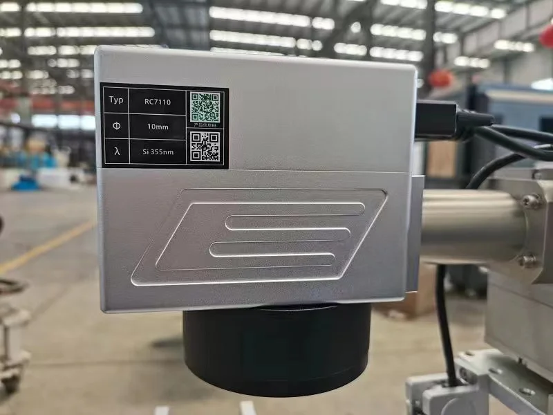 High-Speed UV Flying Laser Marking Machine Low Factory Price 10W Power Cables Galvo Print Pattern for Glass Industry