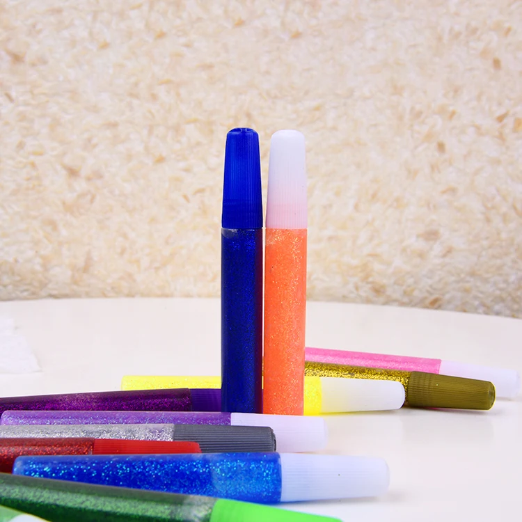 Good Quality Waterproof Festival Decoration 3d Glitter Glue Non Toxic Glitter Glue For Decorate Face