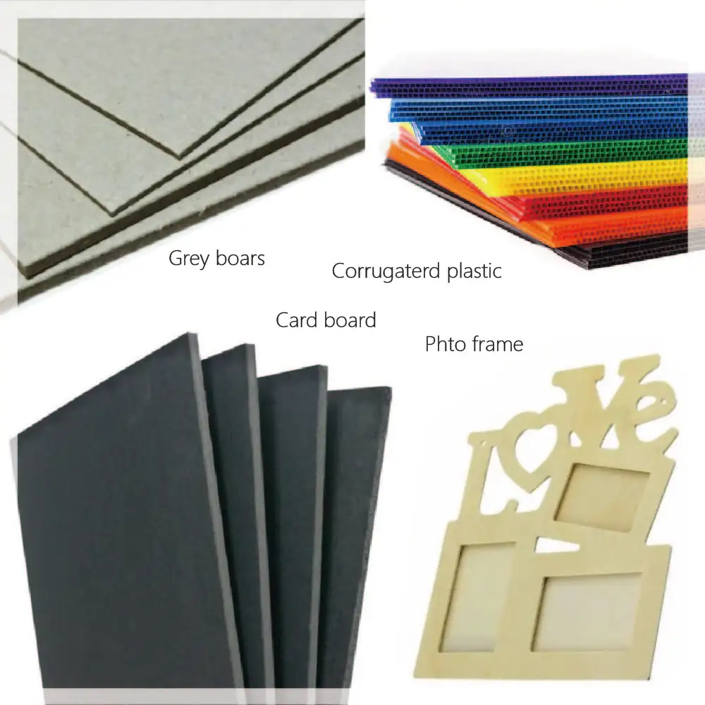 cardboard  paper box die cut carton corrugating and cardboard cutting machine