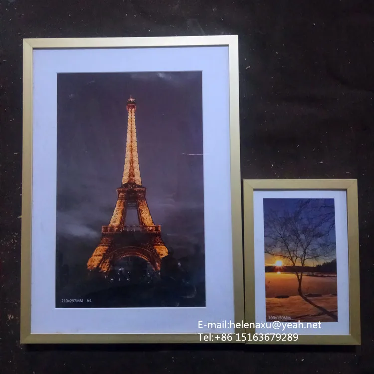 Aluminium Alloy Photo Frame Perfect Assembling Metal poster certificate frame picture frame