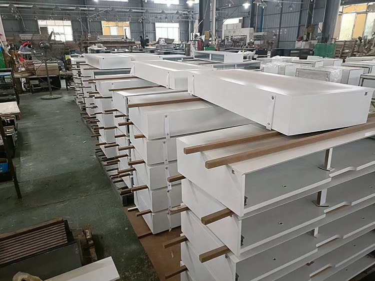 Stock on USA! Docarelife Hollywood professional MDF WOOD GLASS Makeup Table Set with Lighted Mirror