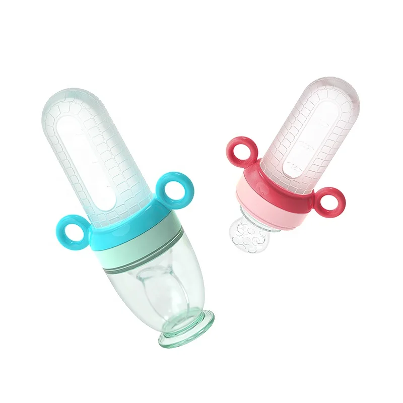 OEM Manufacturer Fresh Food Feeding Bottles Silicone baby food feeder Infant Feeding Pacifier baby fruit feeder