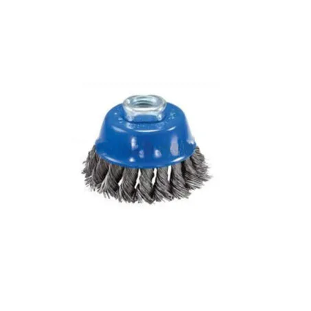 Powerful Twisted  knot steel Wire Cup Brush for angle grinders