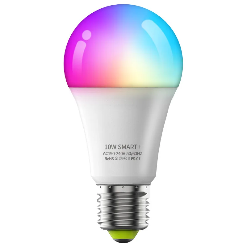 Оптовая продажа светодиодная лампа rgb e27 интеллектуальная
