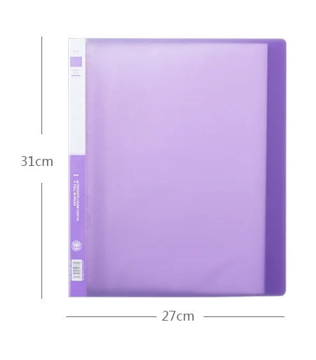 Wholesale Stationery Customized Products PP Material A4 Document File 30-Hole Ring Binder Folder