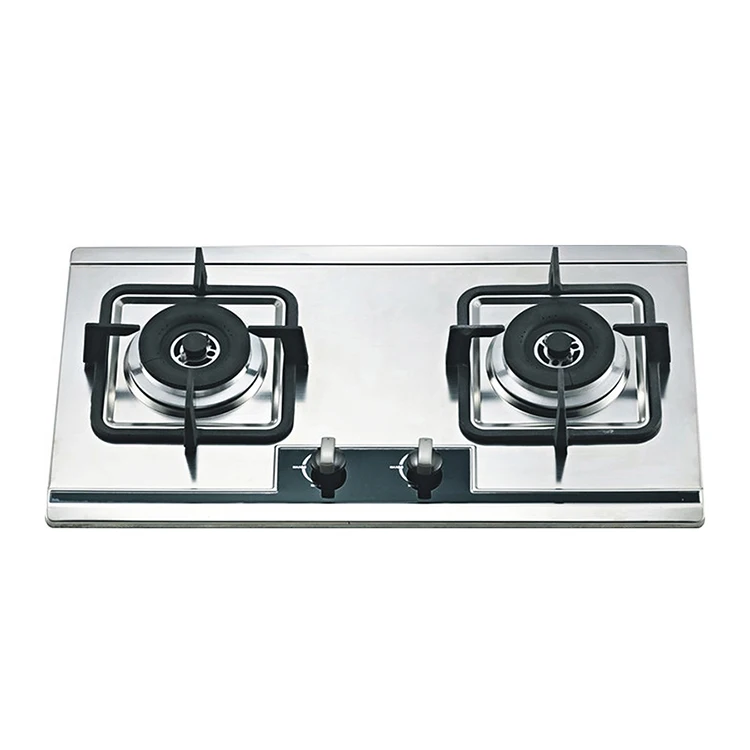 Hot Sale in Southeast Asia Double Burner Stove Built-in 2 Burners Gas Cooktop kitchen stove