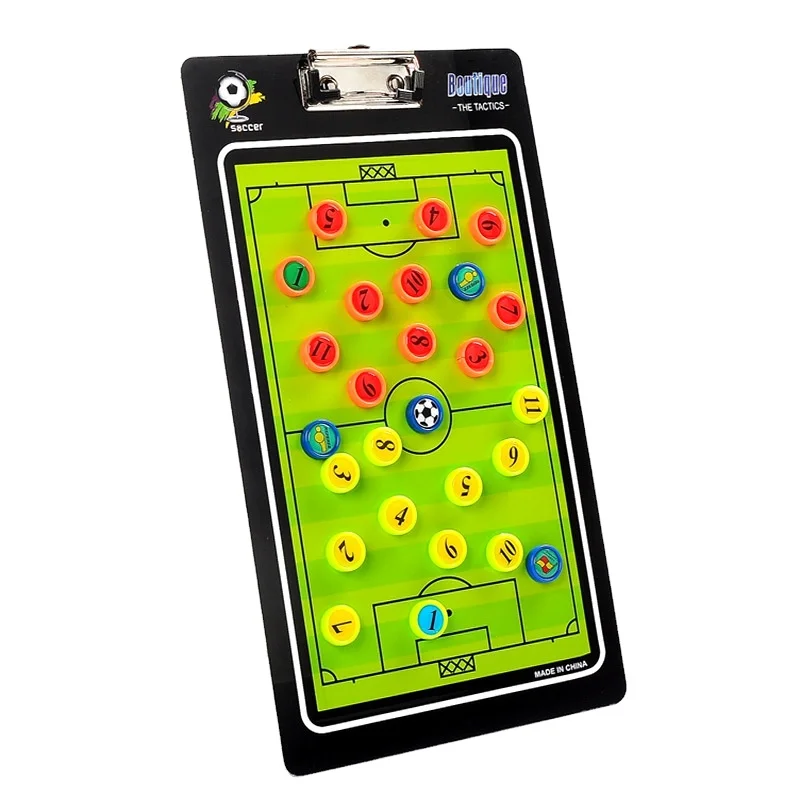Portable Soccer Football Tactical Board Football Soccer Magnetic Tactic Board Coaching Strategy Board Training Football Soccer