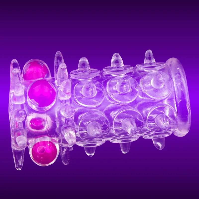 Adjustable Silicone Cock Ring Fancy Condom Penis Sleeve Ultra Sex Toy For Men