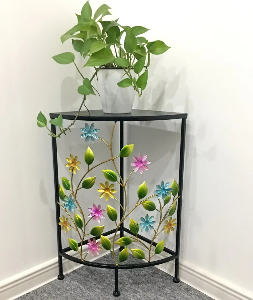 outdoor garden bicycle metal Iron Flower Pot Stand