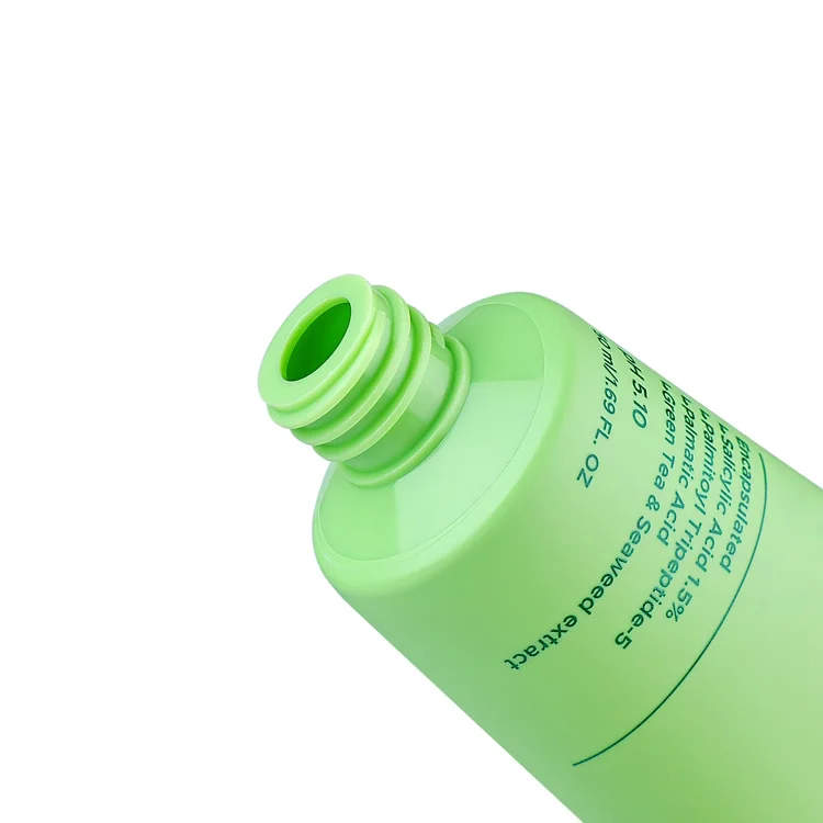 Airless pump cosmetic tube 50ml BB eye face hand cream lotion sunscreen skincare plastic soft tube packaging with pump