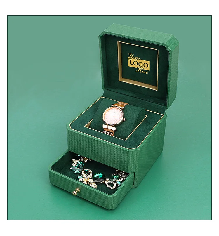 New design cajas de reloj modern portable leather watch gift box for smart mechanical quartz watches packing