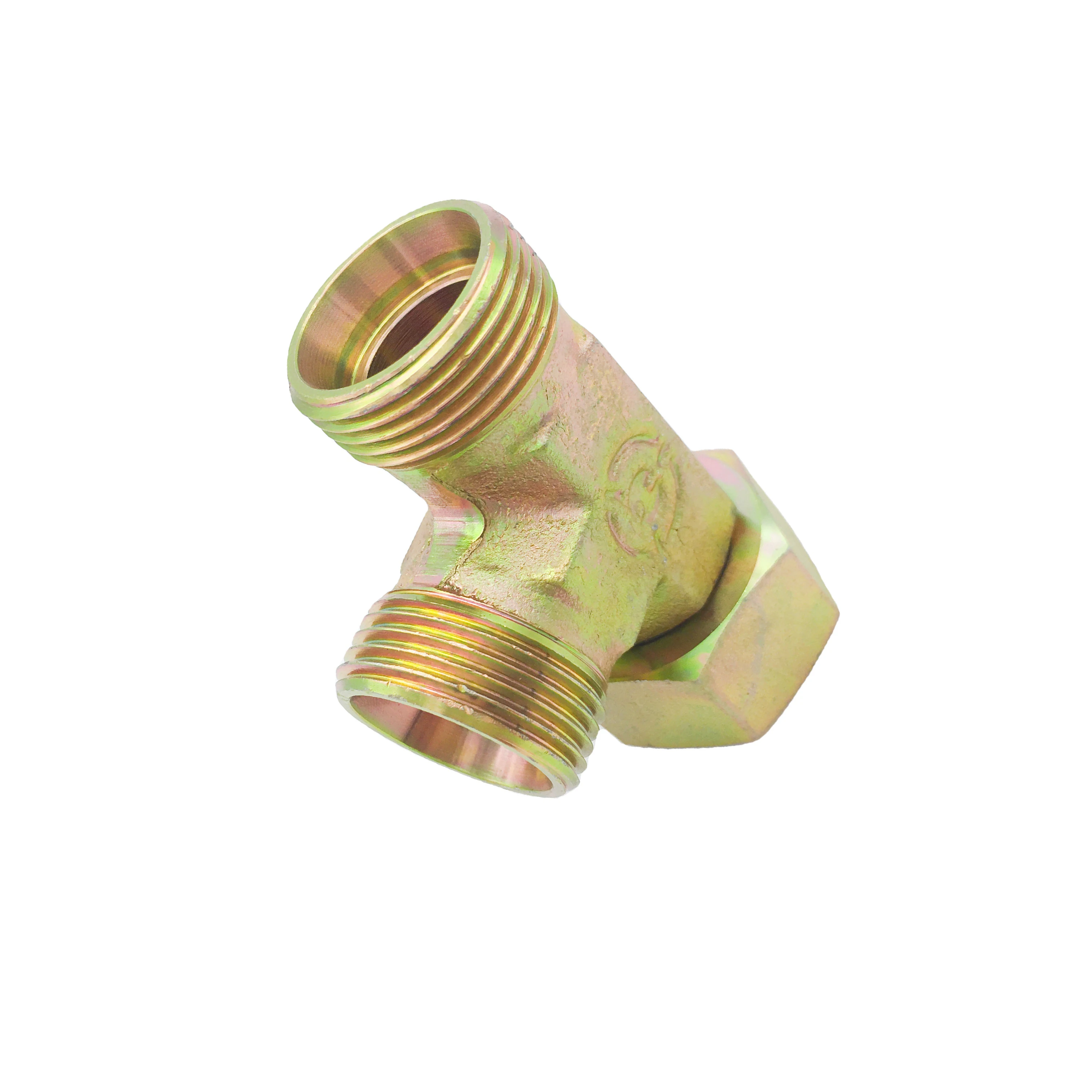 High Quality Pipe Compression Swivel Nut Run Pipe Connection 304 stainless steel carbon steel tee fittings