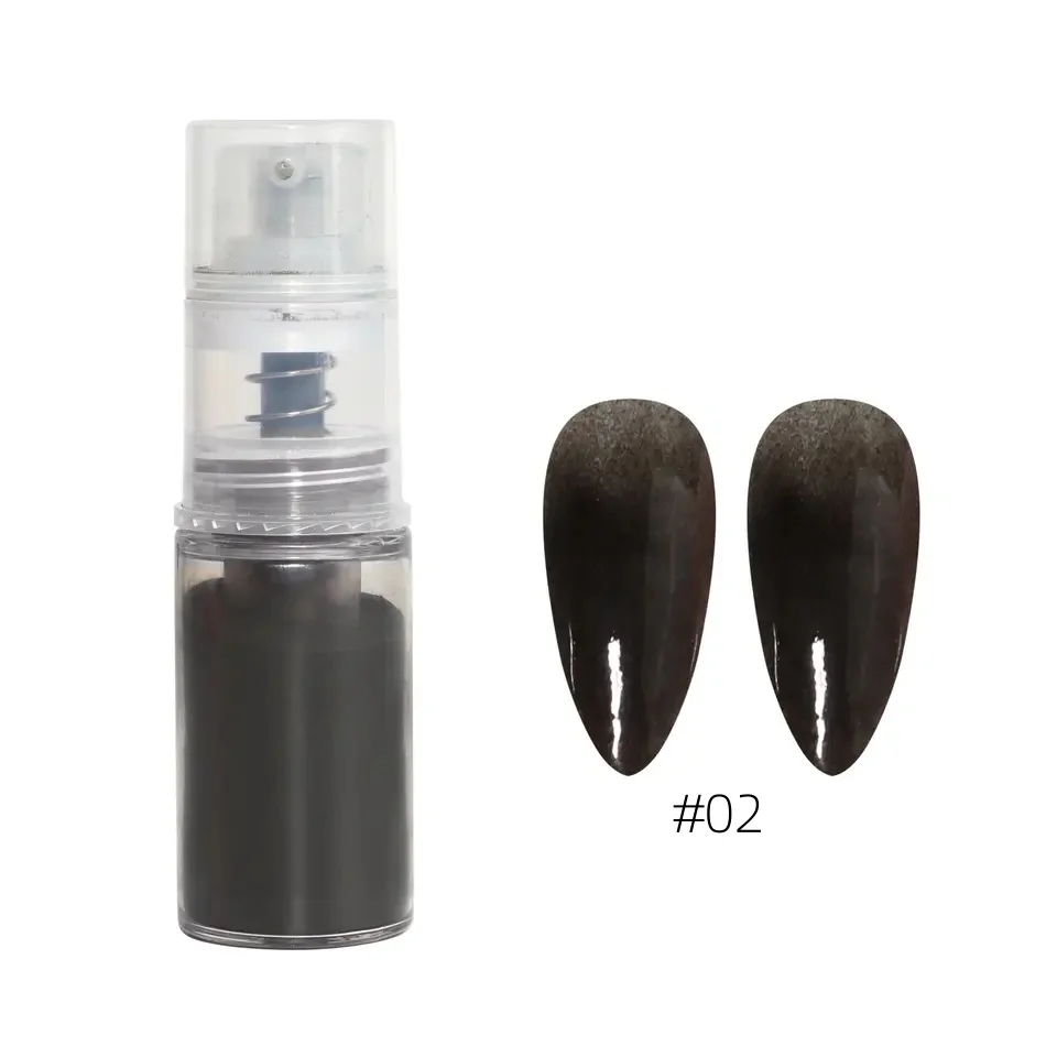 12 Colors Extra Fine Nail Pigment Dust Nail Art Manicure Ombre Powder Spray