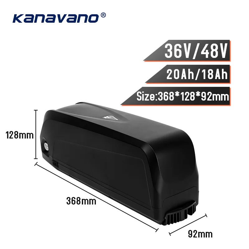 E-Bike 36v/48V 18Ah 20ah Lithium ion Battery hailong case Down tube battery For Electric Bicycle