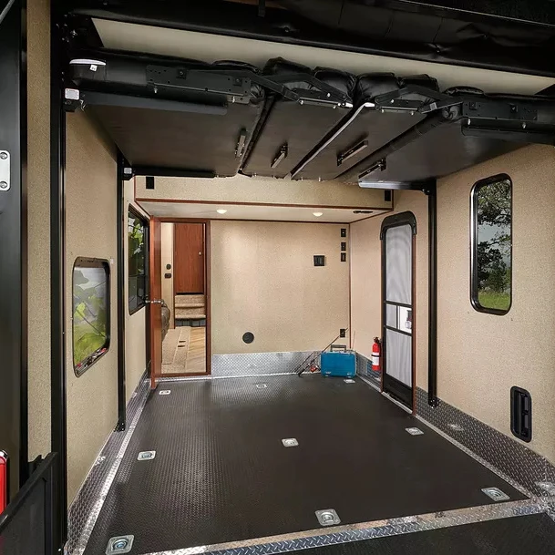 Прицеп для игрушечного буксировщика 5-е колесо самоходные конструкции с шаговым фургоном/задней спальной камерой/отдельным гаражом 12 дюймов 2020