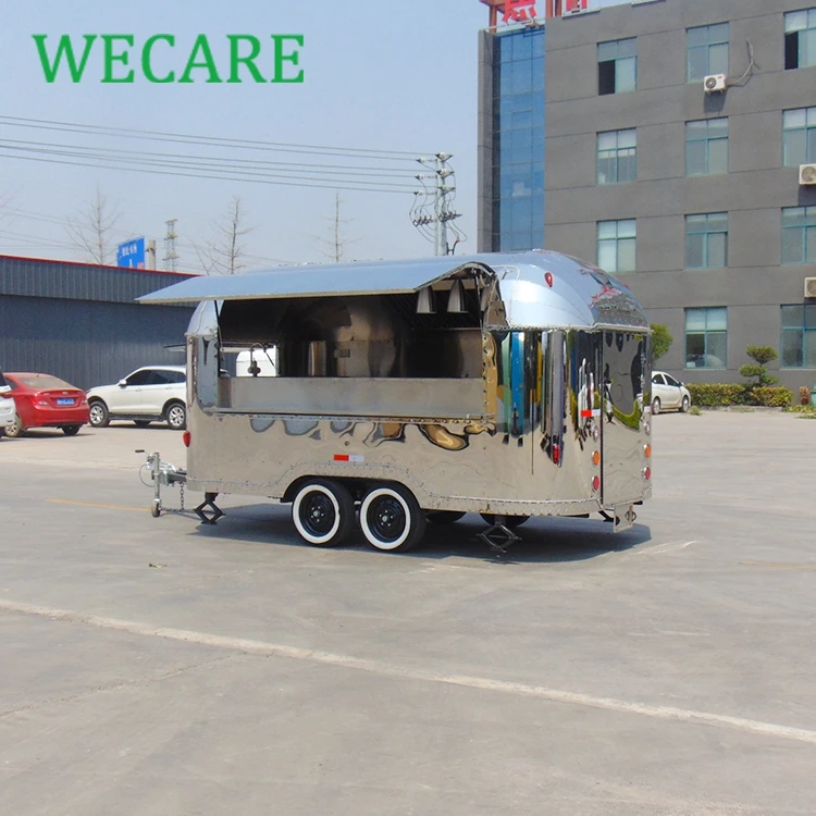 WECARE индивидуальный Многофункциональный прицеп для барбекю быстрого питания реморк мобильный грузовик мороженого продажи в Германии