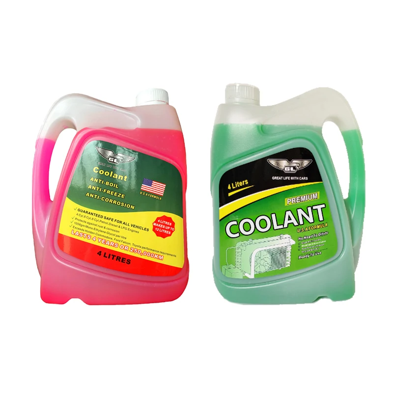 Wholesale plastic bottle coolant g13 red green pink engine liquid radiator antifreeze coolant